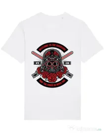 Tricou STANLEY STELLA barbat Darth Vader Sugar Skull Alb