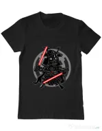 Tricou ADLER barbat Darkside Samurai Negru