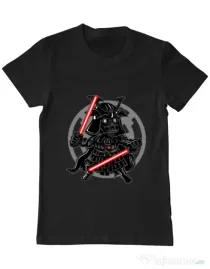 Tricou ADLER barbat Darkside Samurai Negru