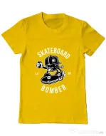 Tricou ADLER barbat Skateboard Bomber Galben
