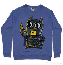 Bluza ADLER barbat Bat minion Albastru melanj