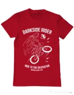 Tricou ADLER barbat Darkside rider Rosu