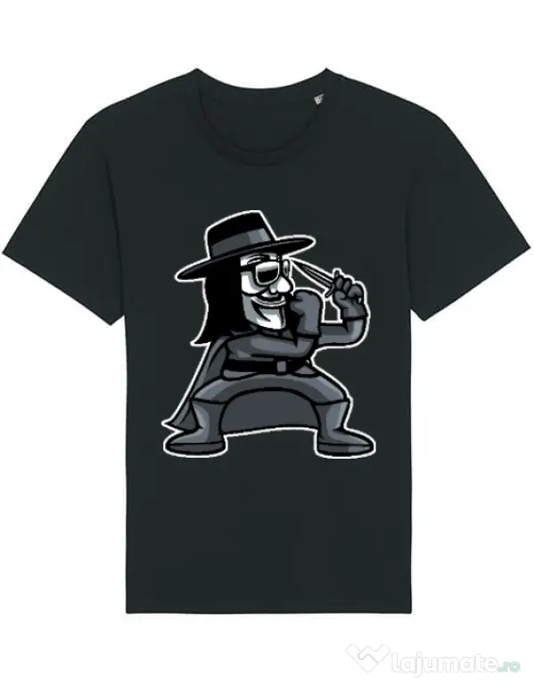 Tricou STANLEY STELLA barbat Fighting Vendetta Negru