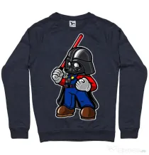 Bluza ADLER barbat Darth plumber Denim inchis