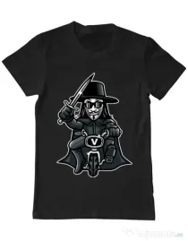 Tricou ADLER barbat Vendetta Biker Negru