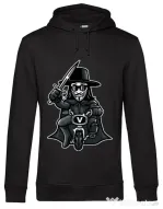 Hoodie barbat cu gluga Vendetta Biker Negru
