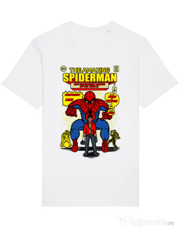 Tricou STANLEY STELLA barbat The Amazing Spiderman Alb