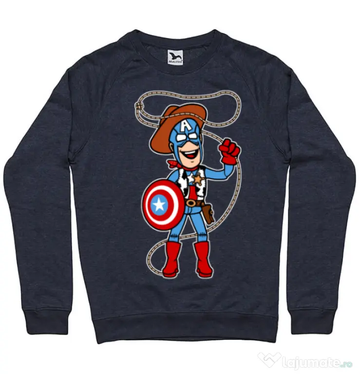 Bluza ADLER barbat Captain Woody Denim inchis