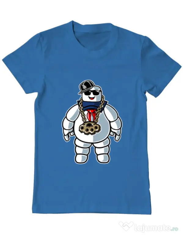 Tricou ADLER barbat Stay Dope Albastru azuriu