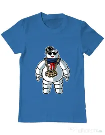Tricou ADLER barbat Stay Dope Albastru azuriu