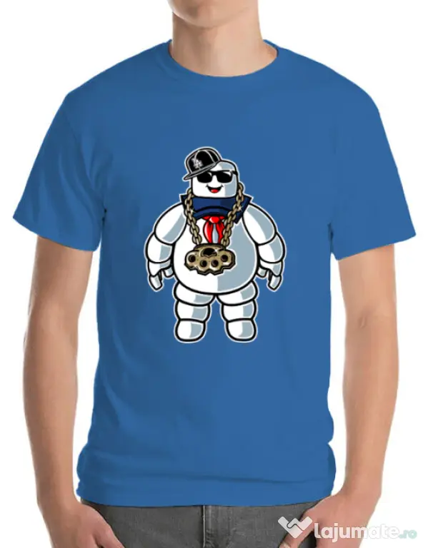 Tricou ADLER barbat Stay Dope Albastru azuriu