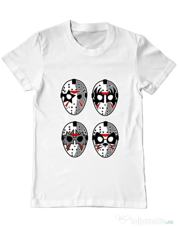 Tricou ADLER barbat Jason Rock Faces Alb