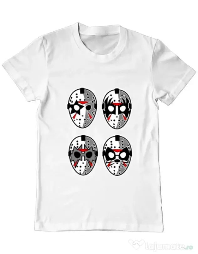 Tricou ADLER barbat Jason Rock Faces Alb