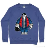 Bluza ADLER barbat Baymarty Albastru melanj