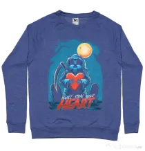 Bluza ADLER barbat Steal Heart Albastru melanj