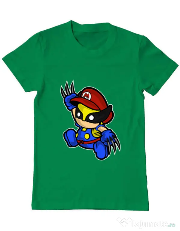 Tricou ADLER barbat Mario Wolverine Verde mediu