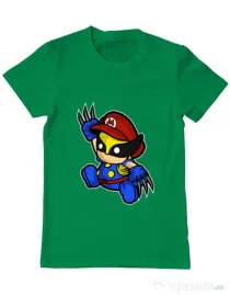 Tricou ADLER barbat Mario Wolverine Verde mediu