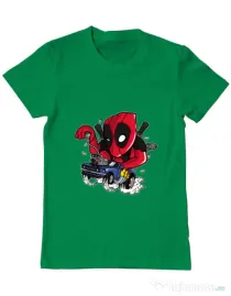 Tricou ADLER barbat Deadrace Verde mediu