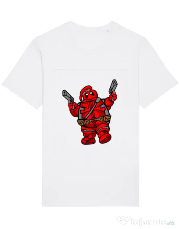 Tricou STANLEY STELLA barbat Marshmallow Merc Alb