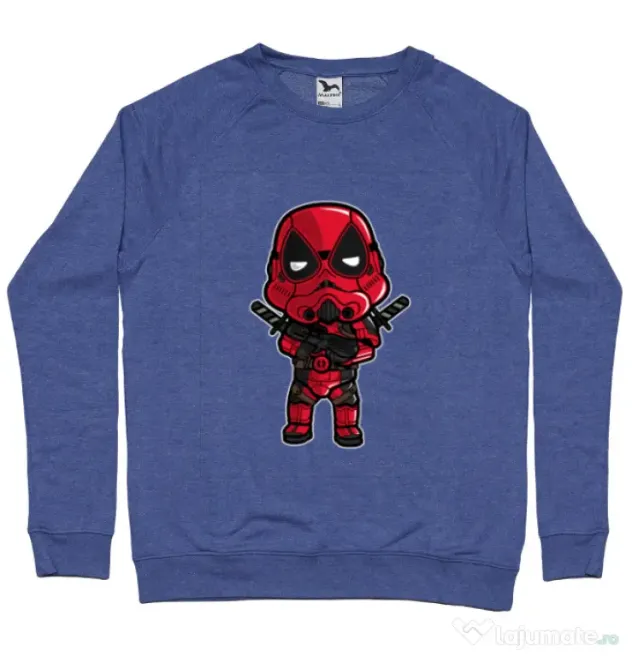Bluza ADLER barbat Deadtrooper Albastru melanj