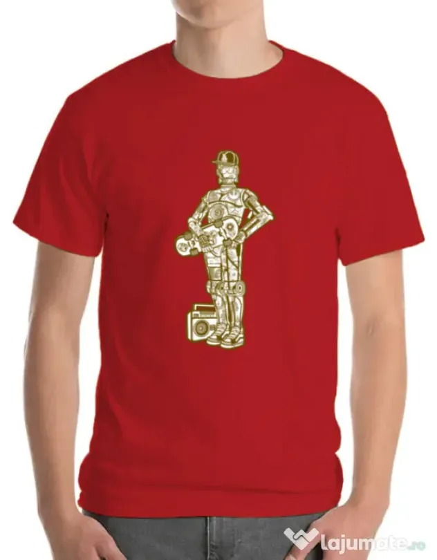 Tricou ADLER barbat Street C3PO Rosu