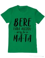Tricou ADLER barbat Bere fara alcool Verde mediu
