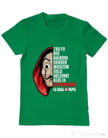 Tricou ADLER barbat The team Verde mediu