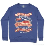 Bluza ADLER barbat Classic Car Show Albastru melanj