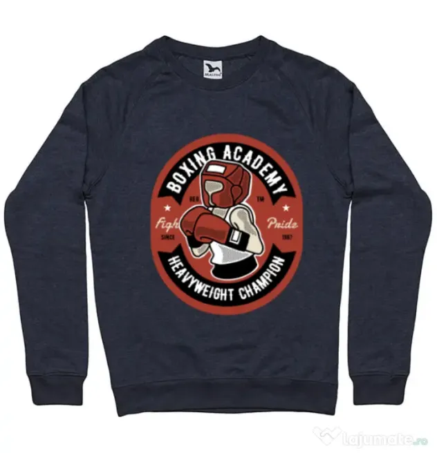 Bluza ADLER barbat Boxing Academy Denim inchis