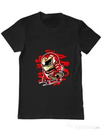Tricou ADLER barbat Iron Skate Negru