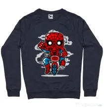 Bluza ADLER barbat Spidey Minibike Denim inchis