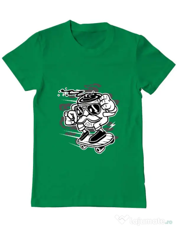 Tricou ADLER barbat Mr Coffee Verde mediu