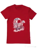 Tricou ADLER barbat Space Racer Rosu