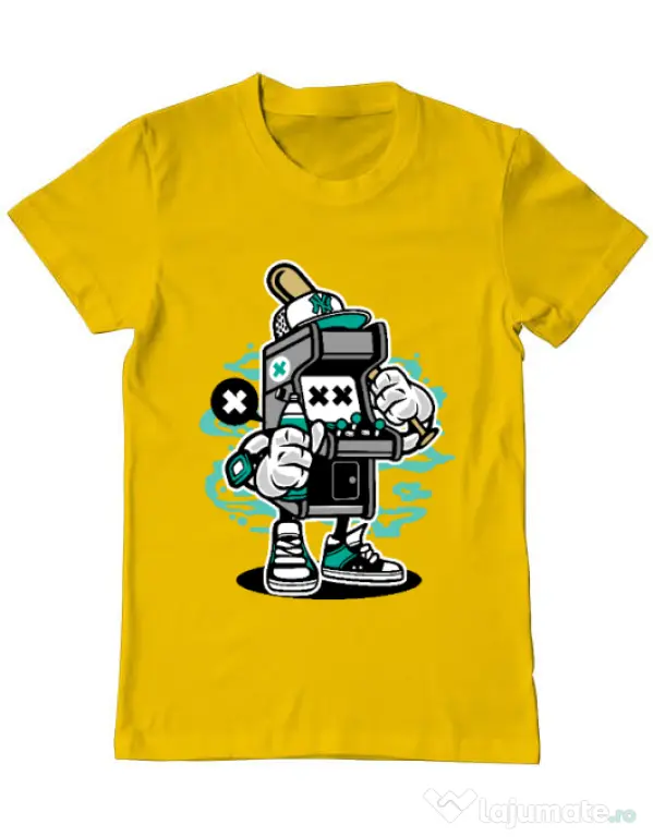 Tricou ADLER barbat Game On 2 Galben