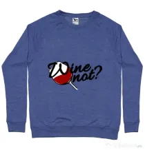 Bluza ADLER barbat Wine not Albastru melanj