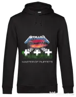 Hoodie barbat cu gluga Master of puppets Negru
