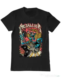 Tricou ADLER barbat Heavy Guitar Negru