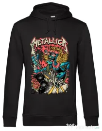 Hoodie barbat cu gluga Heavy Guitar Negru