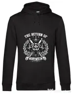 Hoodie barbat cu gluga Crown Negru