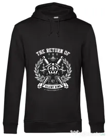 Hoodie barbat cu gluga Crown Negru