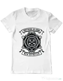 Tricou ADLER barbat Keys Alb