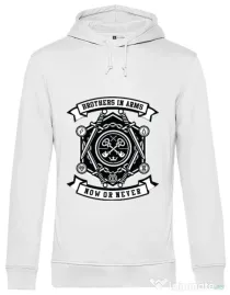 Hoodie barbat cu gluga Keys Alb