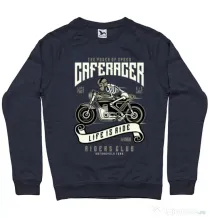 Bluza ADLER barbat Speed of Caferacer Denim inchis