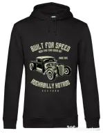 Hoodie barbat cu gluga Built For Speed Negru