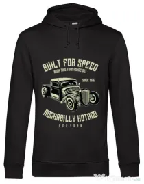 Hoodie barbat cu gluga Built For Speed Negru