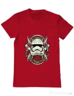 Tricou ADLER barbat Sugar Skull Trooper Rosu