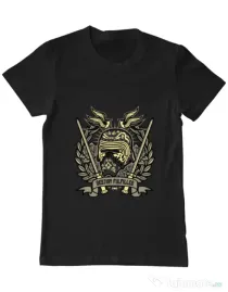Tricou ADLER barbat Destiny Fulfilled Negru