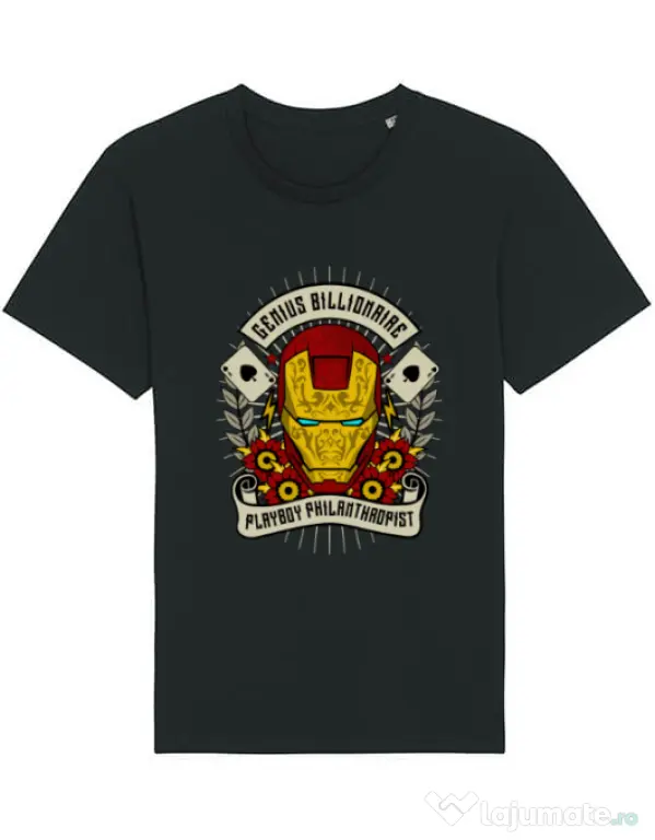 Tricou STANLEY STELLA barbat Genius Billionaire Negru