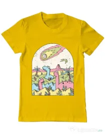 Tricou ADLER barbat Asteroid Galben