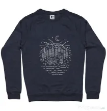 Bluza ADLER barbat The Great Outdoors Denim inchis